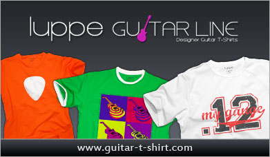 Guitar T-Shirts by Luppe Guitar Line