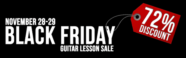 You can save 72% on our video lessons today! Awesome! Black Friday post banner