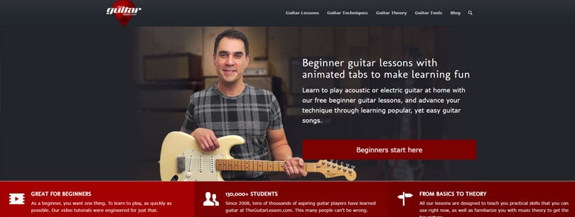 Top guitar learning websites deals