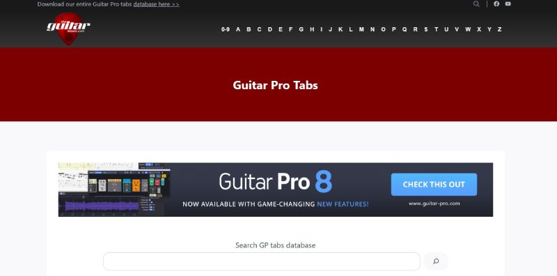 Theguitarlessongp Tabs Screenshot 2025