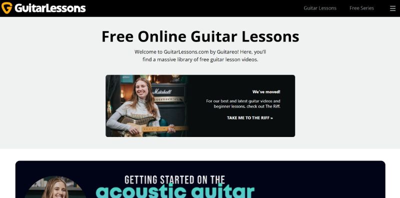 Guitarlessons Com Screenshot 2025