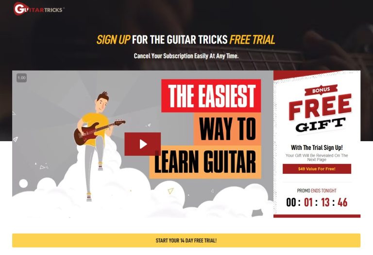 Guitartricks Free Trial Screenshot