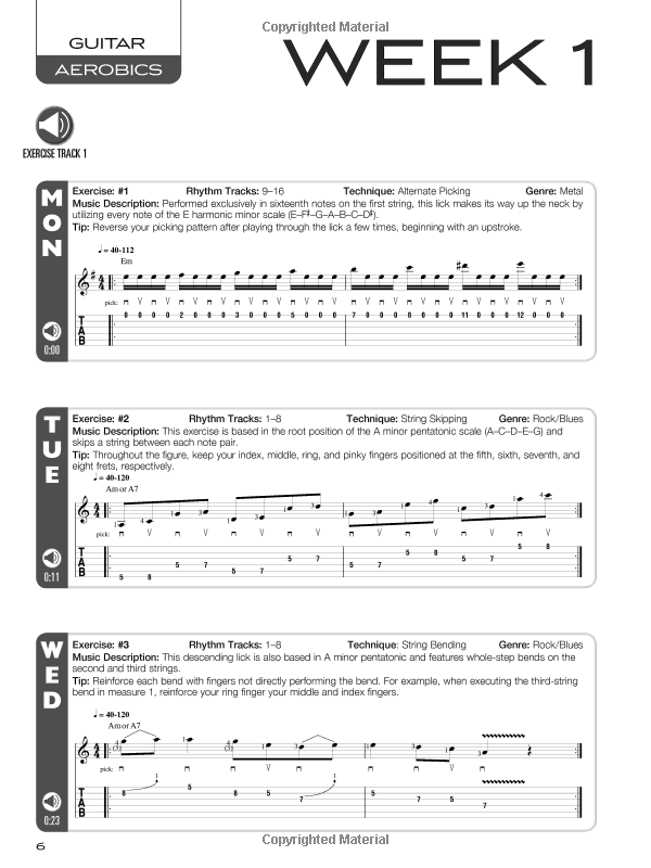 Best Guitar Books Guitar Aerobics 10