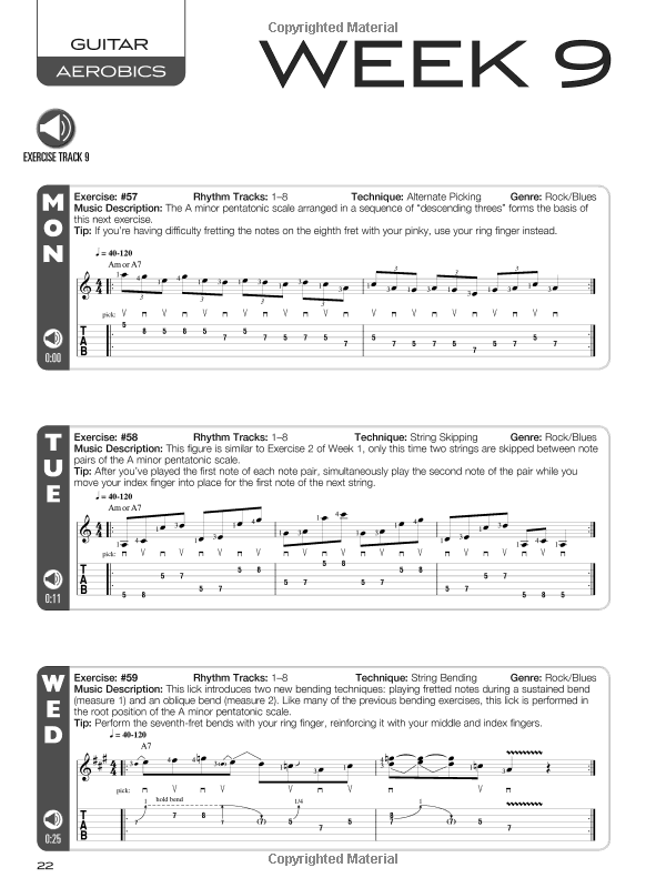 Best Guitar Books Guitar Aerobics 6