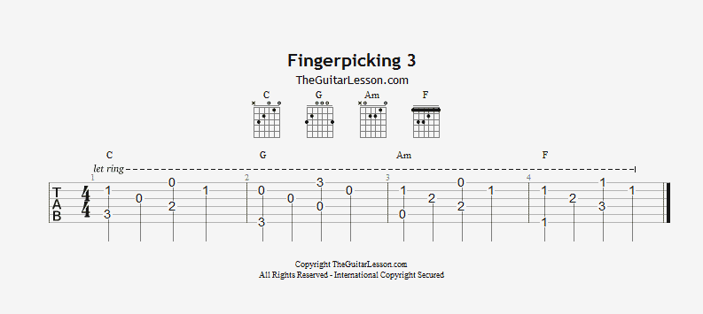 Fingerpicking Exercise 3