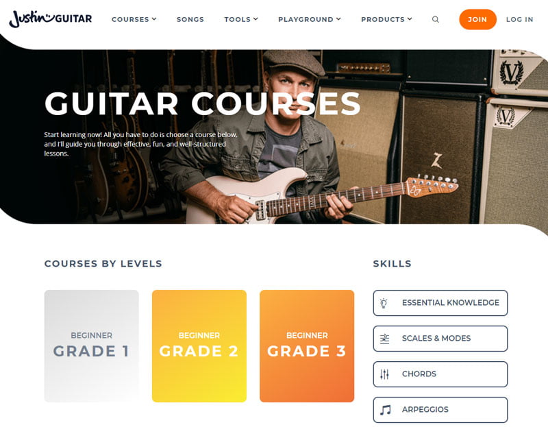 Justinguitar Courses