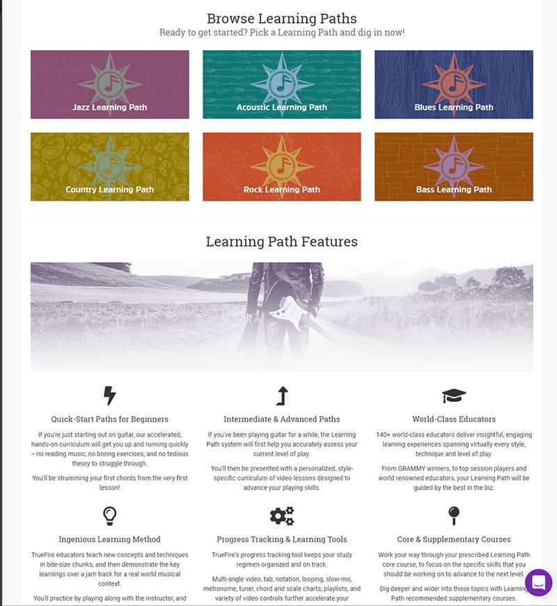 Popular Guitar Tutorials Truefire Learning Paths
