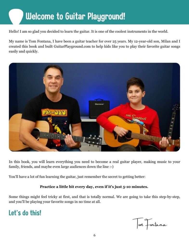 Beginner Guitar For Kids Book 1