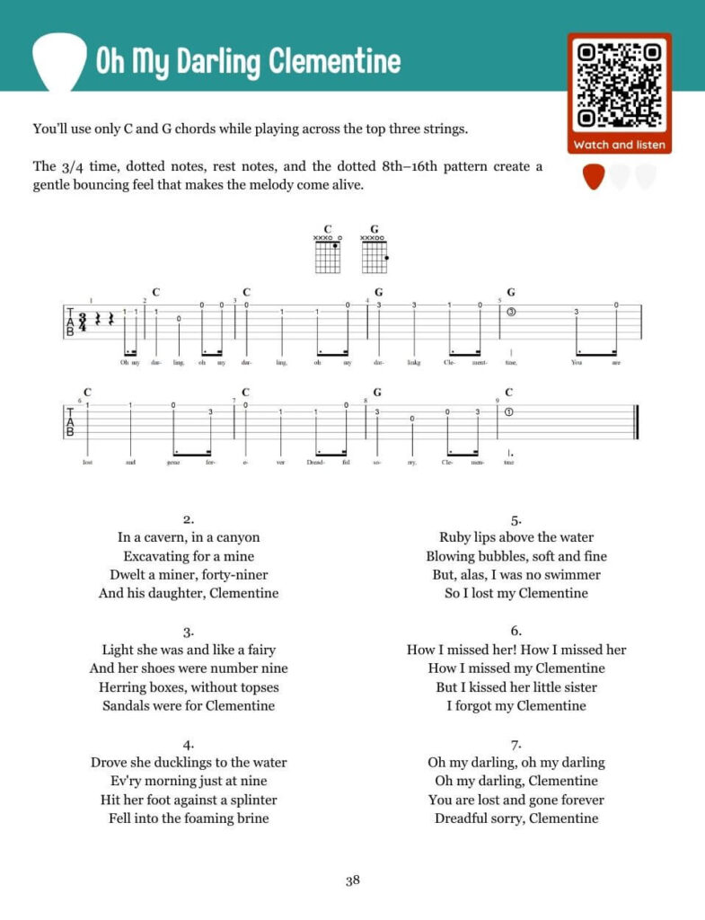 Beginner Guitar For Kids Book 5