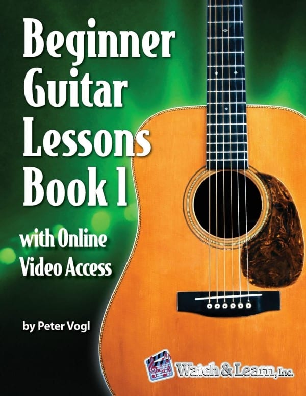 Beinner Guitar Lessons Book Cover Peter Vogl
