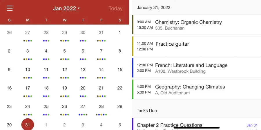 Tip 1 Schedule
