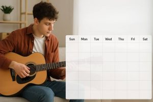 Guitar Practice Schedule Student Featured